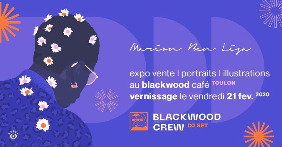 Vernissage Marion Ben Lisa au Blackwood Toulon