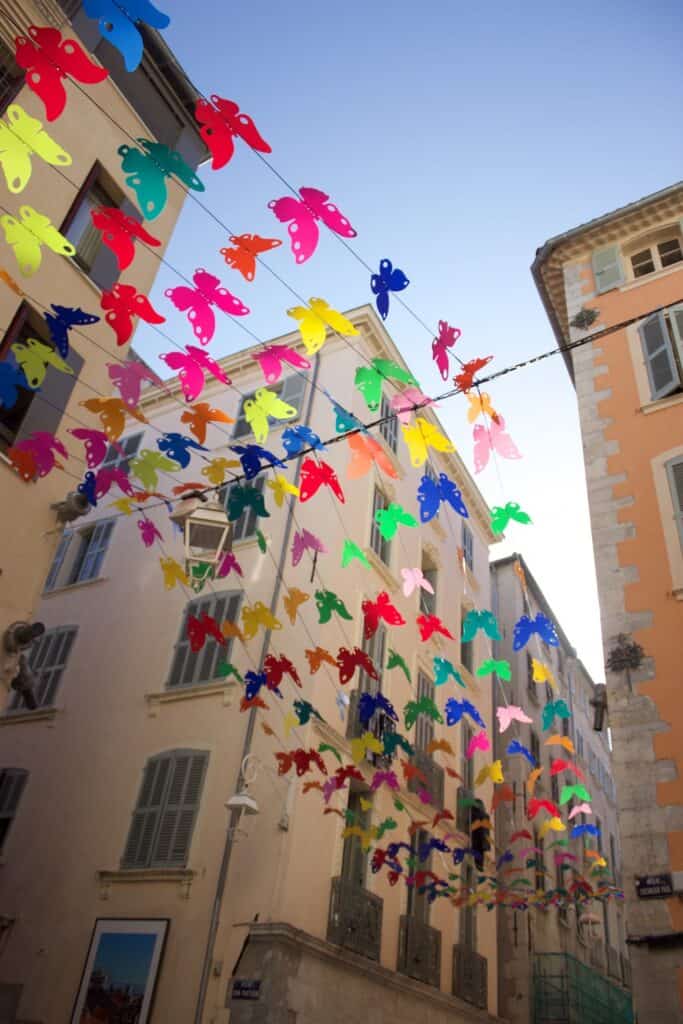 Ciel de Papillons Rue des Arts Toulon 3
