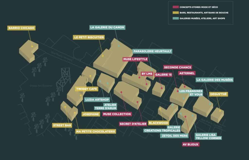 MAP RUE DES ARTS